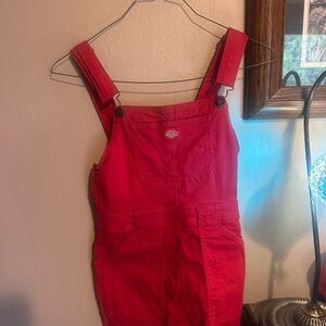 Dickies Bright Red Overall dress